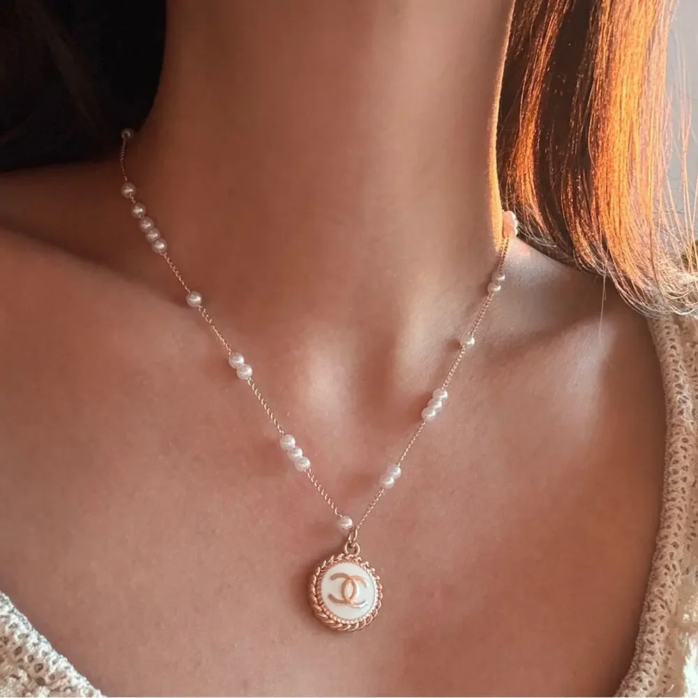 ✨ LIMITED only 2: CHANEL Pearl Upcycled Necklace✨
